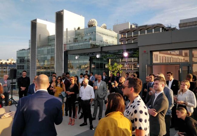 Farringdon Rooftop Event Postmark Guests