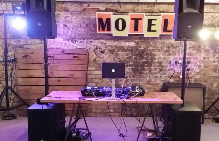 DJ Agency Booth Motel Studios
